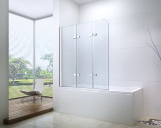 Шторка на ванну Berges City 2.0 100см хром 062014